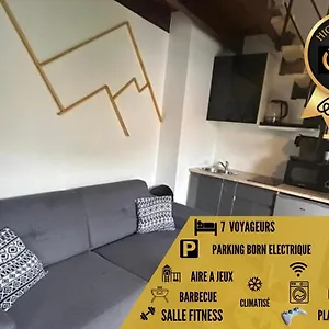 Apartamento Reve Divin T4 Avec Parking-barbecue-laverie-bagagerie-salle De Sport-aire De Jeux-climatise, Lourdes